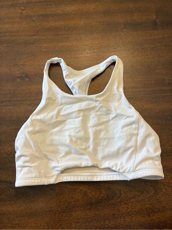 Alphalete Other - Alphalete Sports Bra Top Women’s Medium White Cut Out High Neck